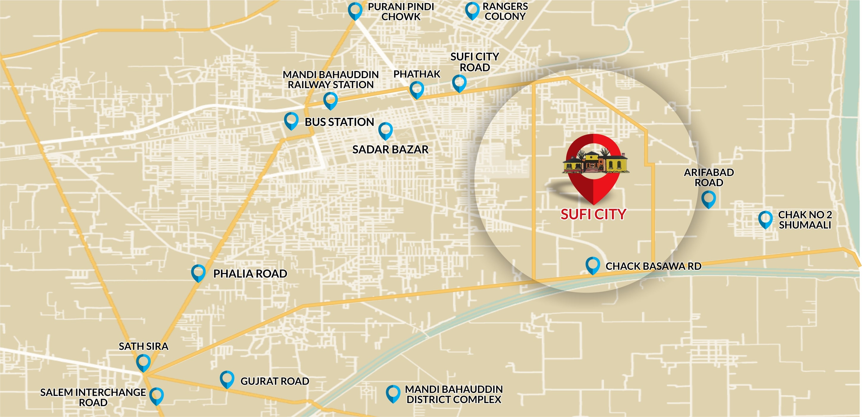 Sufi City Map